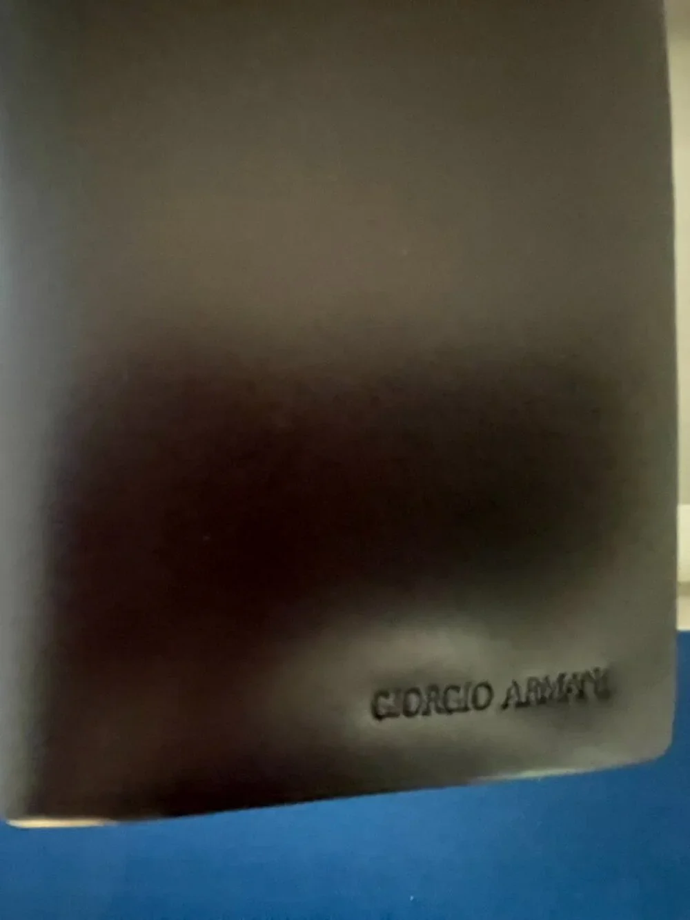 Giorgio Armani Dark Brown Leather Long Bifold Wallet NWT Box & COA